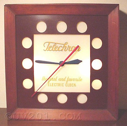 Telechron Advertising Clock