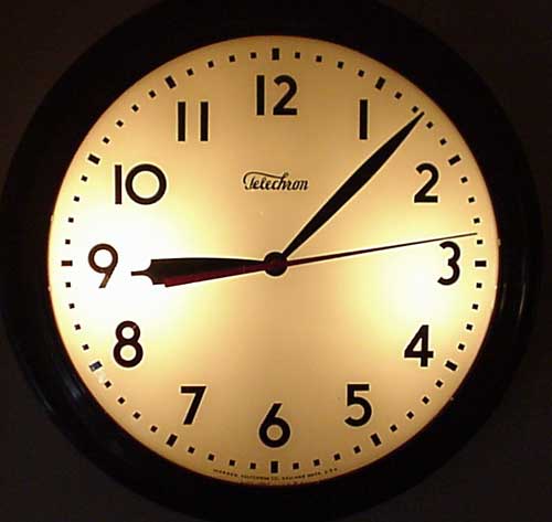 Telechron Illuminated Wall Clock