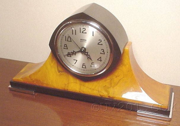 Bond Catalin Tambour Clock