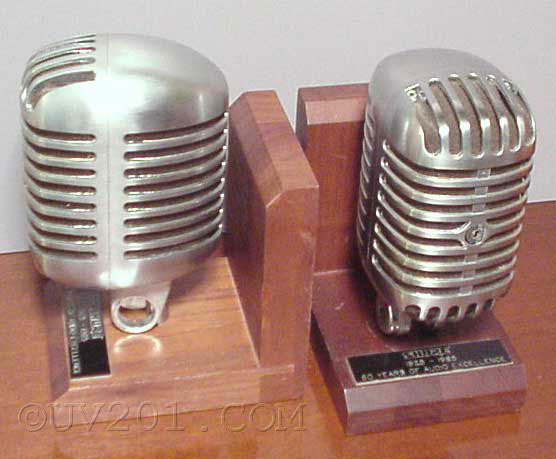 Shure Microphone Bookends