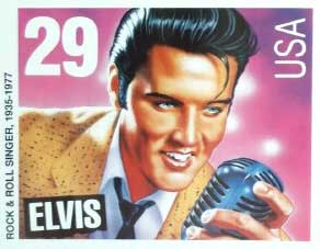 1993 Elvis Stamp (With Shure Microphone)