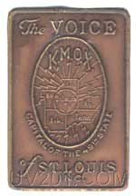 KMOX Reception Verification Stamp 1930