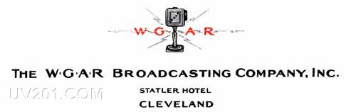 WGAR Letterhead, Cleveland, OH, 1931