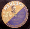 Marconi 78 RPM Record