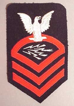U.S. Navy Rating Badge, CPO, Radio Operator