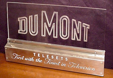 DuMont Television Sign