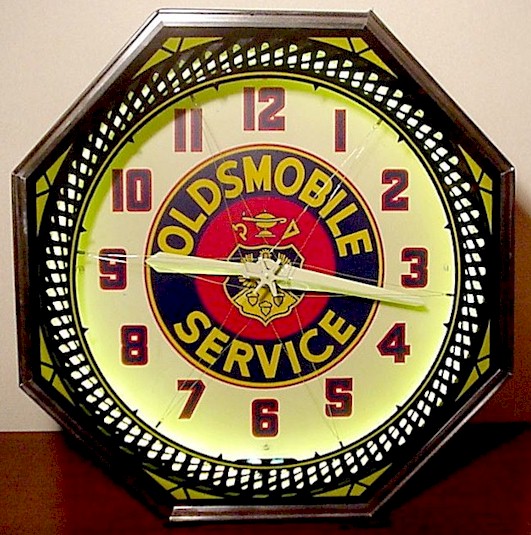 Oldsmobile Service Clock