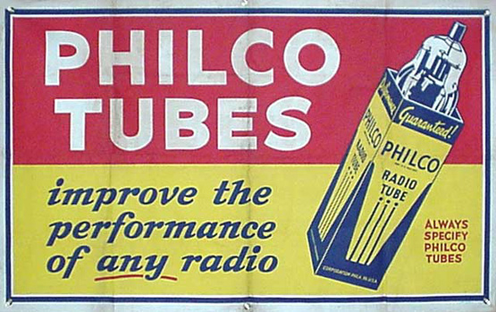 Philco Tube Banner