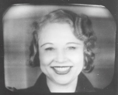 Monitor Image of Young Woman