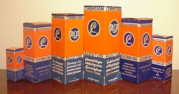 Cunningham Tube Boxes-Mid to Late 1930's