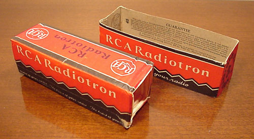 RCA 45 Tube Box