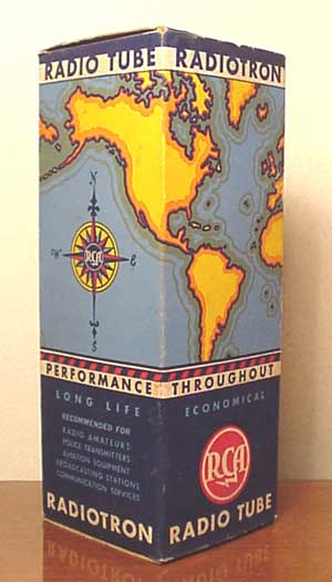 RCA "World Map" Tube Box