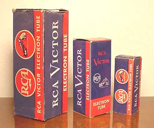 Postwar RCA Victor Tube Boxes