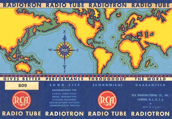 RCA World Map Box Flattened