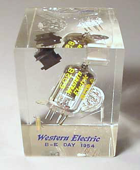 Western Electric Tube Paperweight