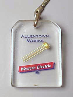 Western Electric Transistor Keychain